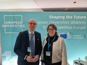 Prof. Stephan Trahasch and prof. Anne Najderek