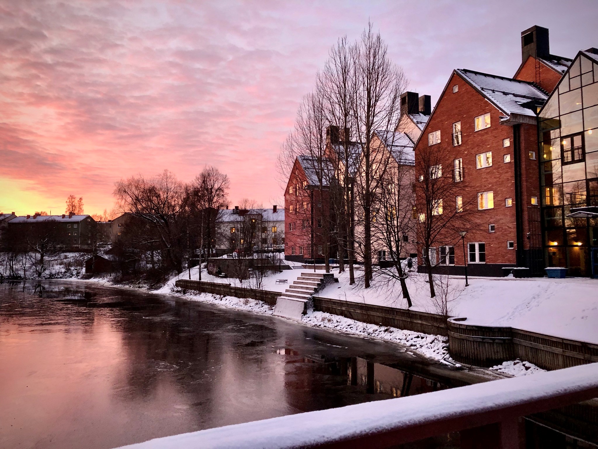 MIUN Sundsvall sunrise