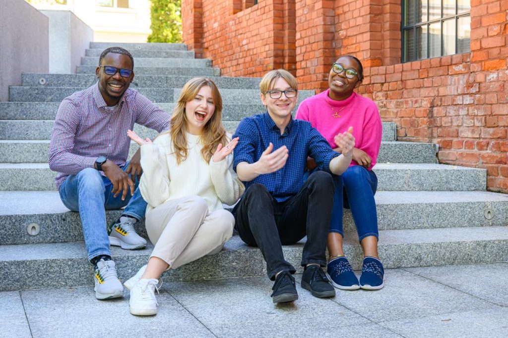 Temitope Francis, Julia Wysocka, Rafał Pirsztuk and Georden Shaw
