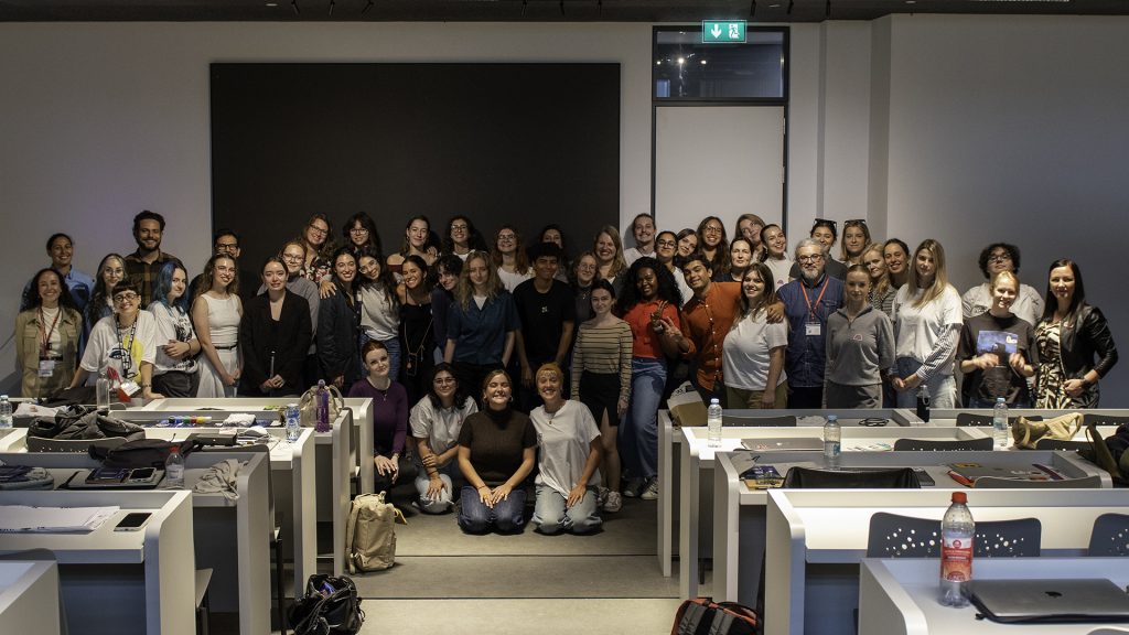 Group photo of students and staff