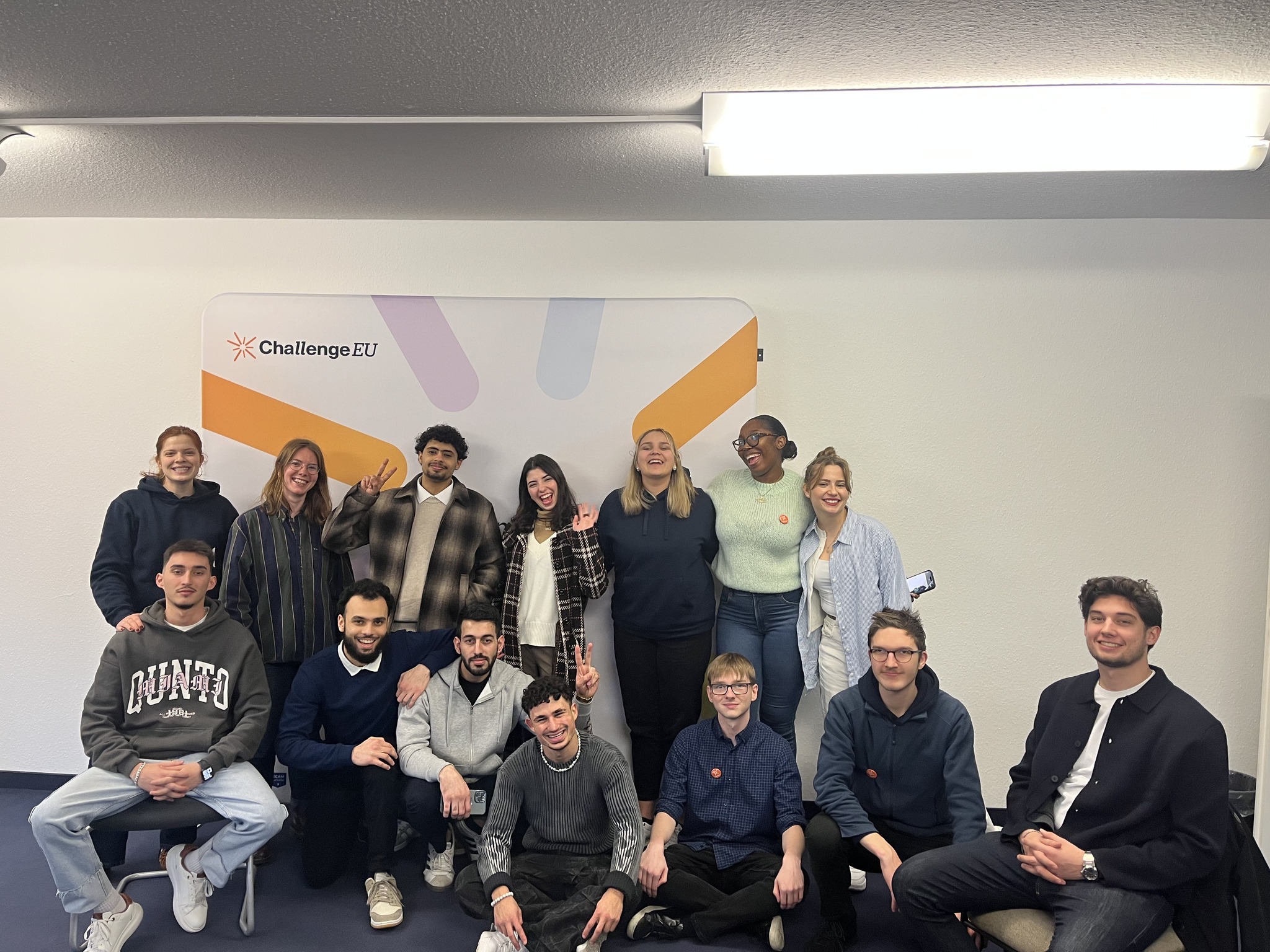 The group photo of Student Ambassadors Team of the ChallengeEU alliance
