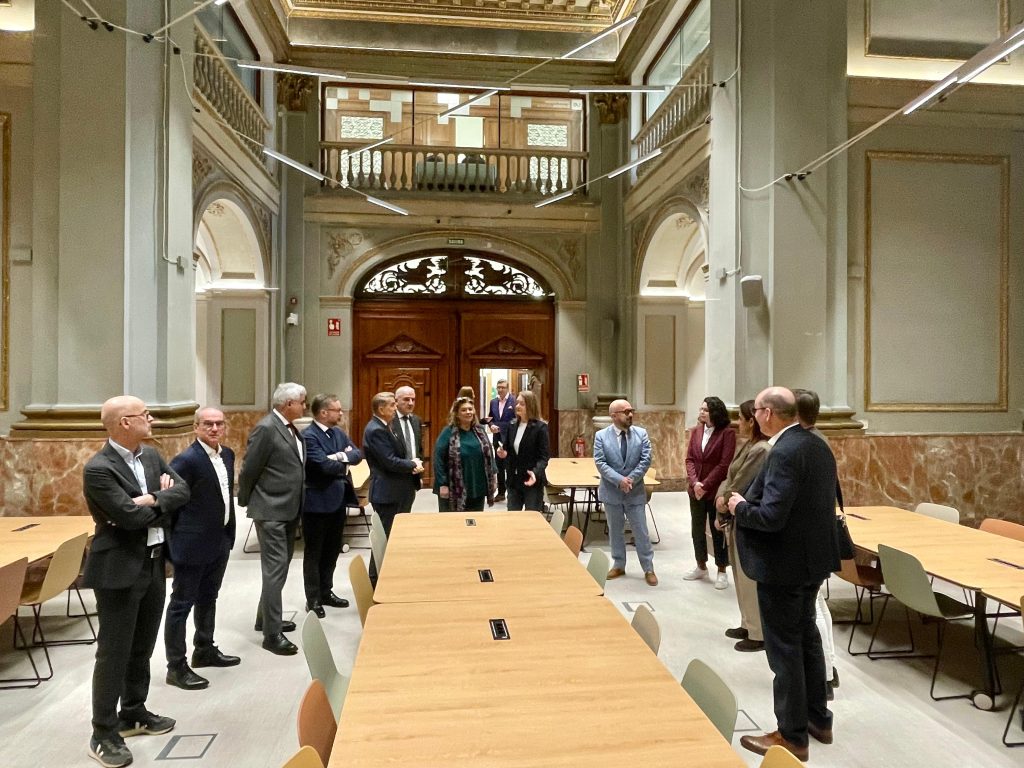 Members of the ChallengeEU Alliance gathered in a historic campus hall in Valencia, exchanging views during the Strategy Board meeting.