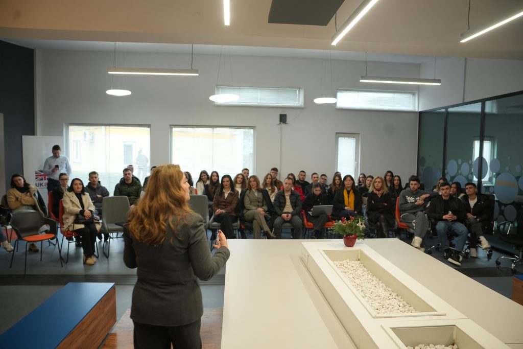 The picture show the participants audience of the The M.A.R.K.E.T. Student Pop-Up at SEEU.