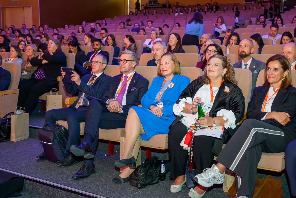 Conference guests in the auditorium 
