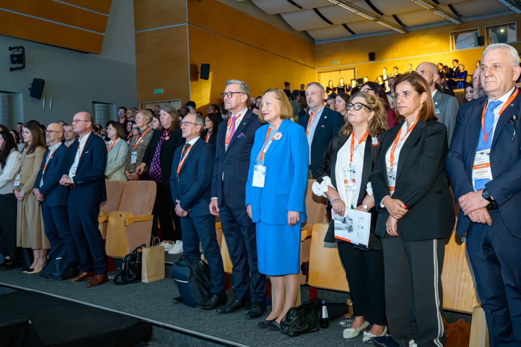 Conference guests in the auditorium 