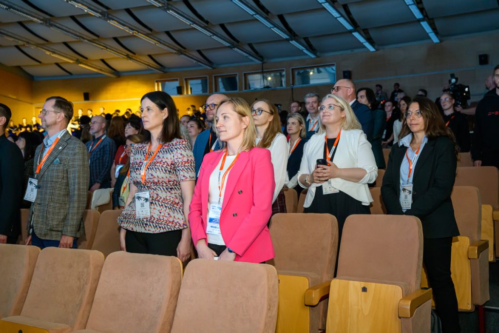 Conference guests in the auditorium 