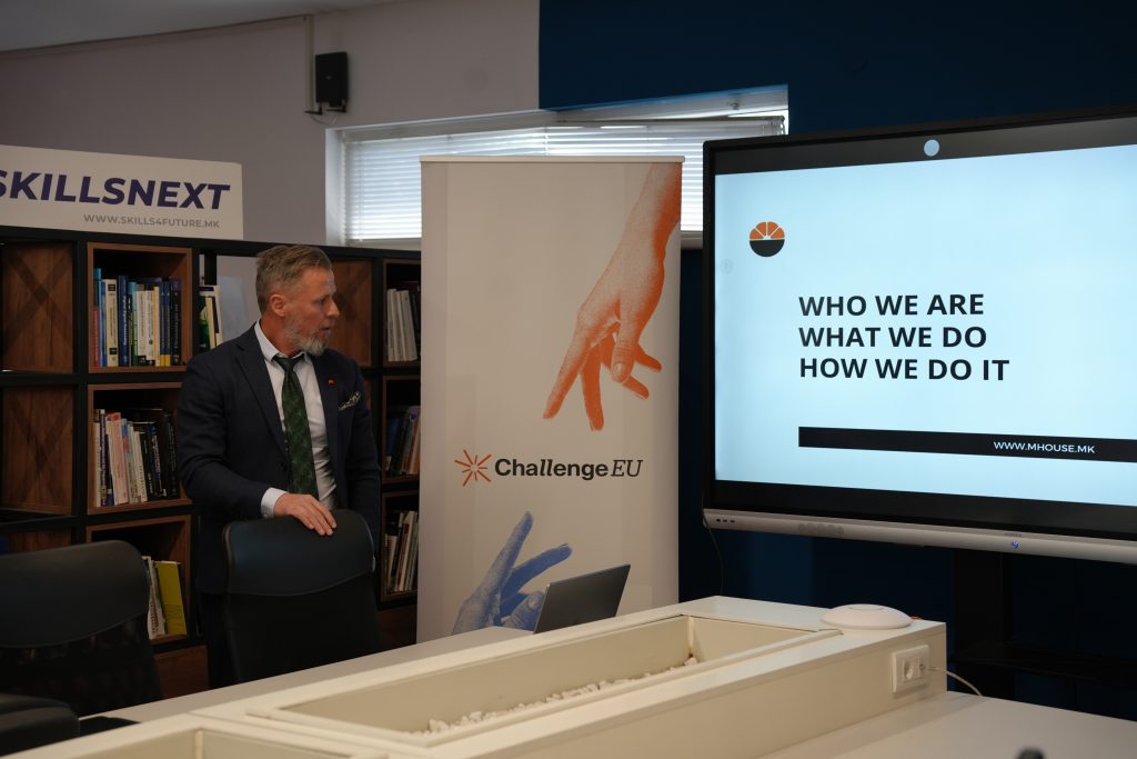 The picture shows participants of the Career Fair event organised by SEEU. 