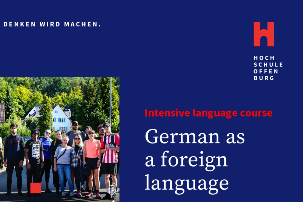 German as a foreign language - poster