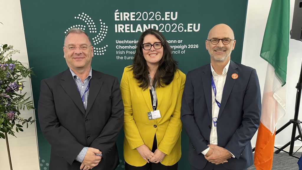 Representatives of the ChallengeEU Alliance during the 4th European Universities Initiative Forum at Maynooth University, held during the Irish Presidency of the Council of the European Union.